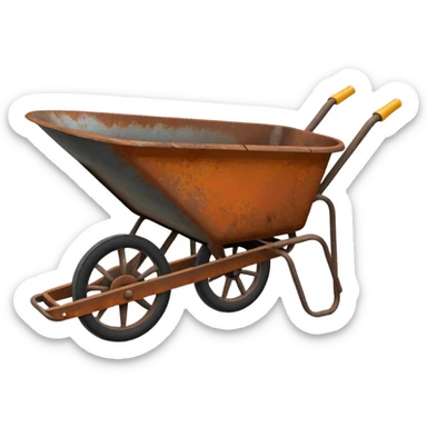 wheelbarrow sticker