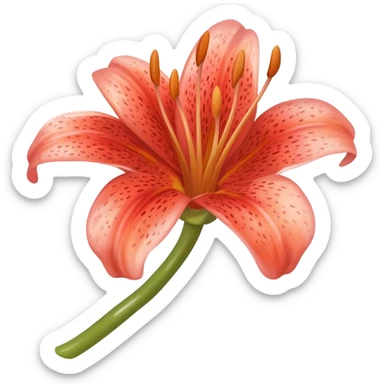 Spider lily sticker