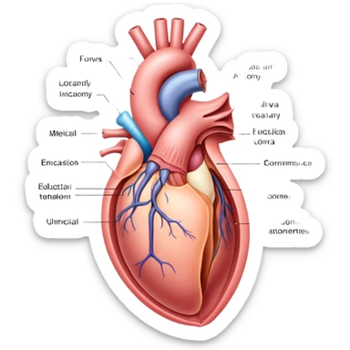 educational medical diagram of female vulva anatomy sticker