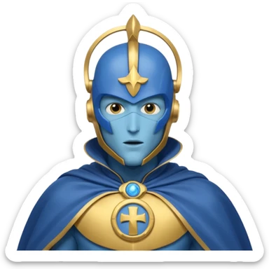 doctor fate with cape and helmet sticker