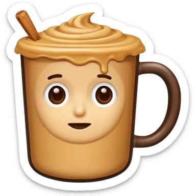 peanut butter coffee sticker