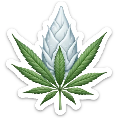 white color marijuana, no color sticker