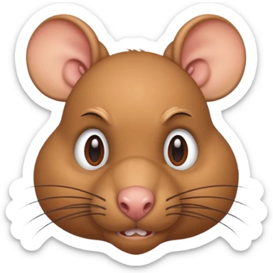 Rato fortão sticker