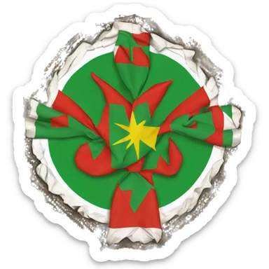 Drapeau nord africain amazigh berbère  sticker