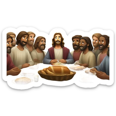 the last supper sticker
