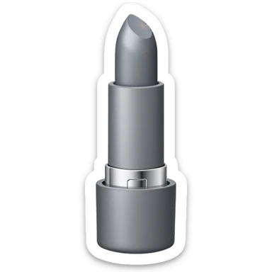gray color lipstick without any one only lipstick  sticker