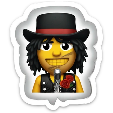slash from guns n roses sticker