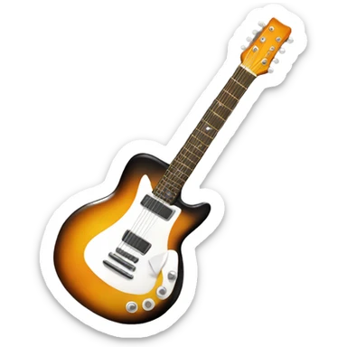 guitar  sticker