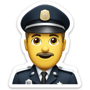 Officer say stop sticker