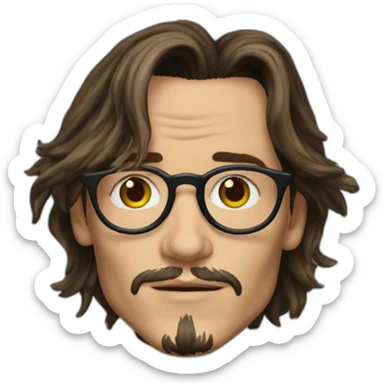 John Christopher Depp sticker