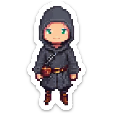 A thief character sticker