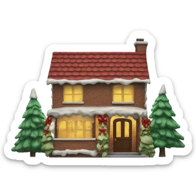 CHRISMAS house sticker