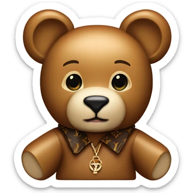 Louis Vuitton Teddy sticker