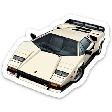 Lamborghini Countach sticker