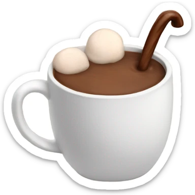 hot cocoa  sticker