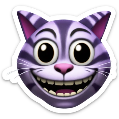 cheshire cat in roblox sticker