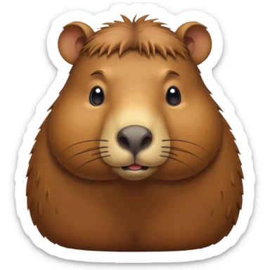 Capybara sticker