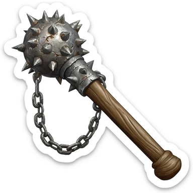 spiked flail sticker
