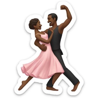 Dancing lovers  sticker