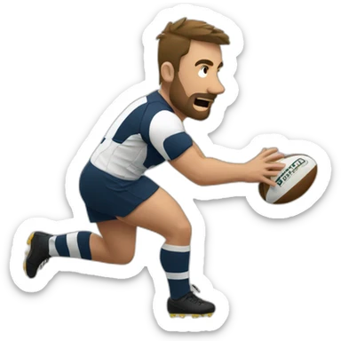 rugby sticker