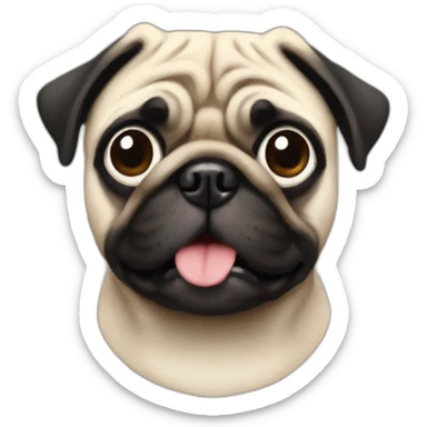 pugs sticker