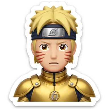 Naruto full GOLD sticker