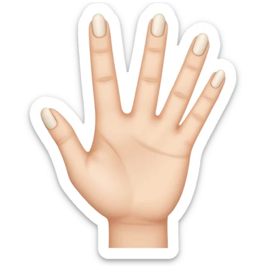 three finger salute sticker