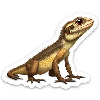 Diploglossus pleii, the Puerto Rican galliwasp- brown species of lizard of the Diploglossidae to Puerto Rico sticker
