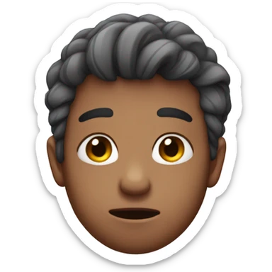 Blushy Shy but with side eye sticker