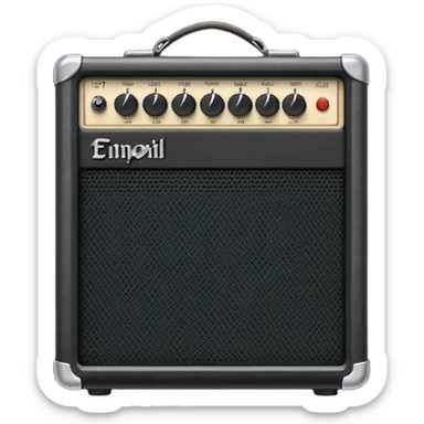 electric guitar amplifier sticker