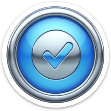 blue Verification badge for tiktok  sticker