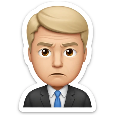 irritated manager  sticker