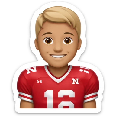 Nebraska corn husker  sticker