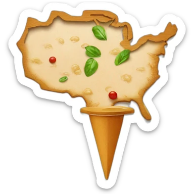 map marker, category food, w h 80% sticker