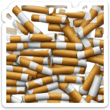 paquete de cigarrillos sticker