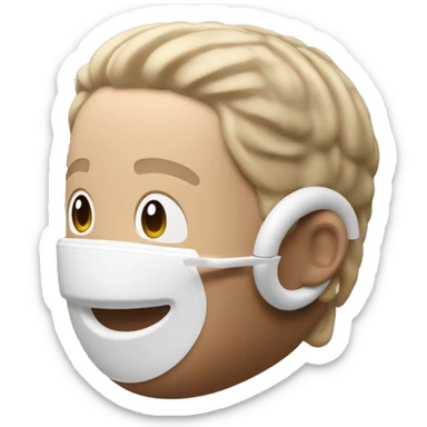 Apple AirPods Max, beige sticker