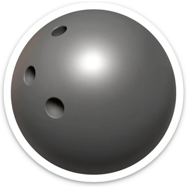 bowling ball sticker