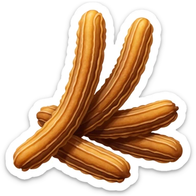 black churros sticker
