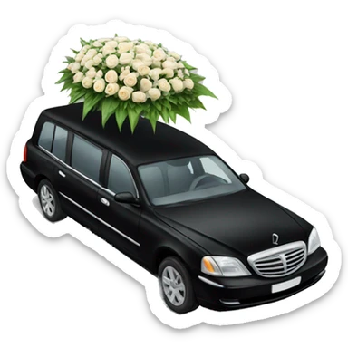 funeral car sticker