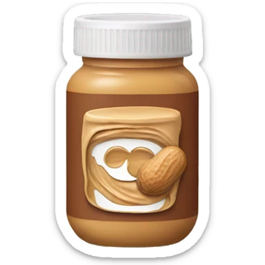 Peanut butter  sticker