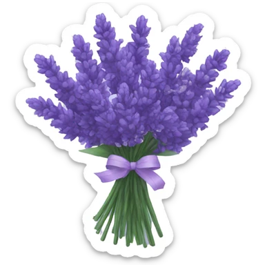 Lavender bouquet  sticker