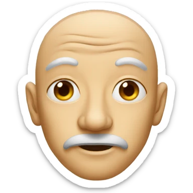 Wrinkle nose sticker