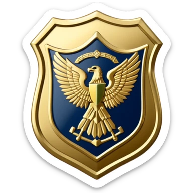 Attack on Titan Military Police badge sticker