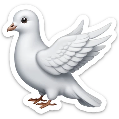 dove, peaceful sticker