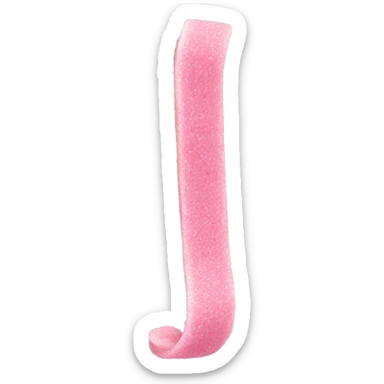 Pink sour strap sticker