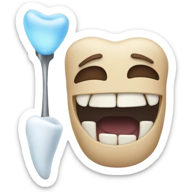 You just got your wisdom teeth out  sticker