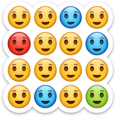 emoji de six seven sticker