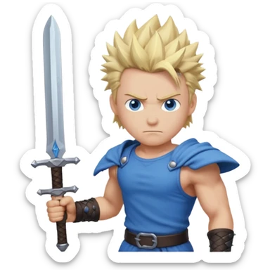 Make a fight Cloud sticker