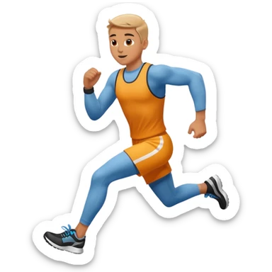 run sticker