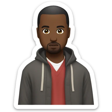 Kanye West in Japan sticker
